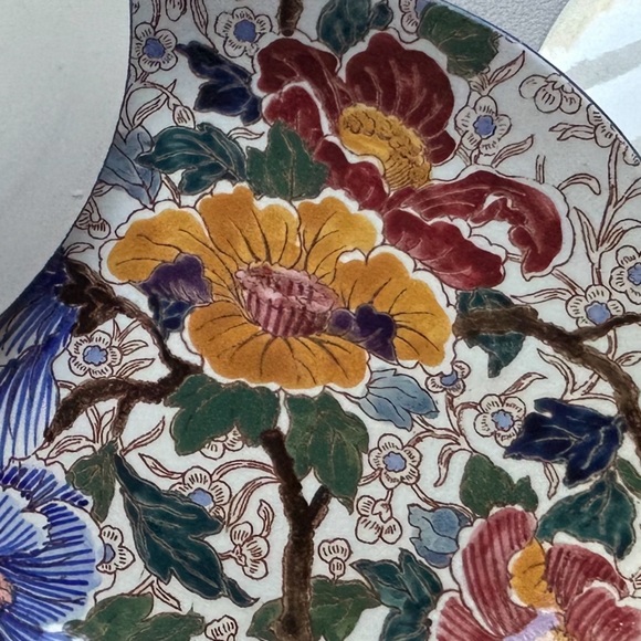 Antique Gien French Faience Mauves Set of 4 Plates - Picture 3 of 4